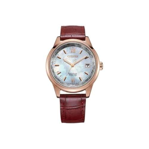 CITIZEN Светильник Кварцевый механизм Женские Экология Drive Collection Часы 35,8 мм Жемчужная раковина Цвет