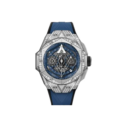 HUBLOT Автоматический Механический Мужской Часы Big Bang 45 мм Синий