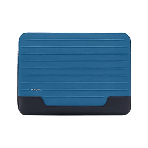 RIMOWA Never Still Холст And Full GRAIN LEATHER Ноутбук Клатч Сумка Унисекс Морской синий