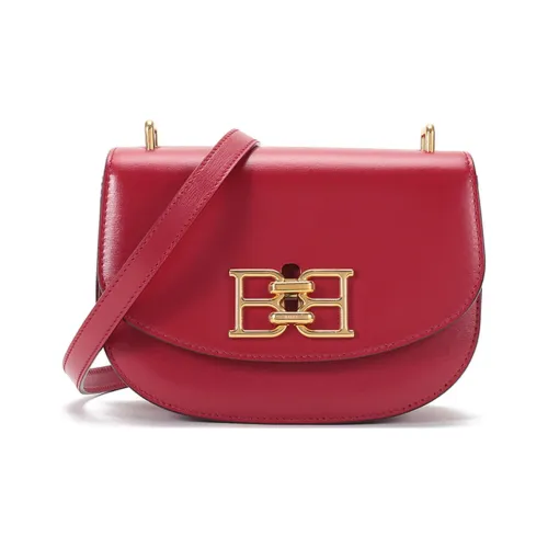 BALLY B Цепочка Кожа Сумка через плечо Клатч Сумка на плечо Женская Красная