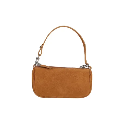 By Far Mini Rachel Сумка через плечо из кожи EPI Женская Коричневая