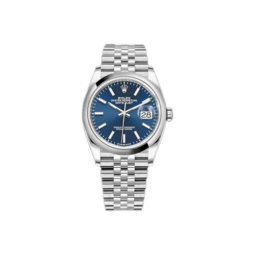 Rolex Автоматический Механический Механизм Мужские Часы Log Series 36 мм Синий