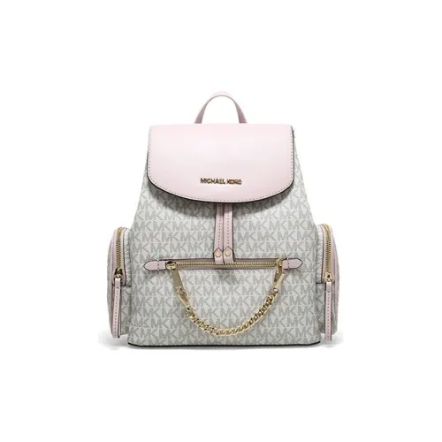 MICHAEL KORS Jet Set Искусственная кожа Рюкзак Средний Женский Ванильный Розовый