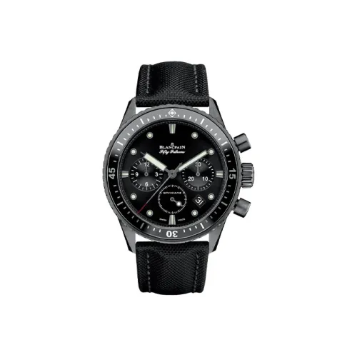 BLANCPAIN Автоматический Механический Часы Мужские FIFTY FATHOMS 43,6 мм Черные