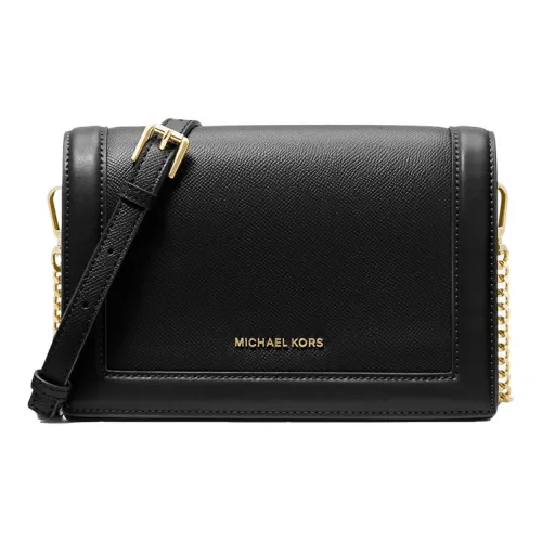 MICHAEL KORS Jet Set Коровья кожа Одно плечо Ручная сумка Сумка через плечо Большая Женская Черная