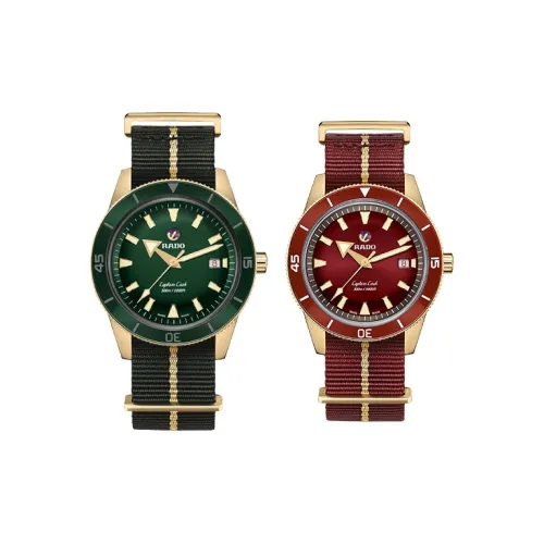 RADO Автоматический Механический Movement Унисекс Captain Cook Collection Часы 42mm*12,5mm Красный