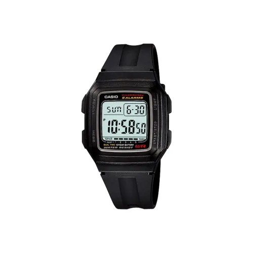 CASIO YOUTH Collection Блок Коллекция Кварцевый механизм Часы Мужские Серый циферблат F 201WA 1A