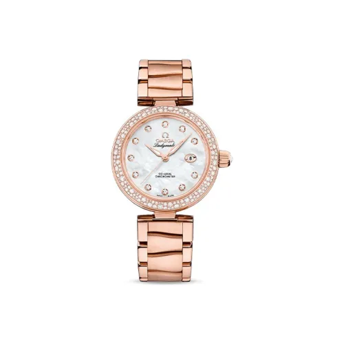 OMEGA Автоматический Механический Movement Женские Часы 34 мм Белый