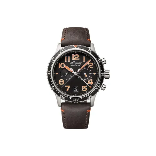 Breguet Автоматический Механический Механизм Мужской Тип XX XXI XXII Коллекция Часы 42 мм Черный