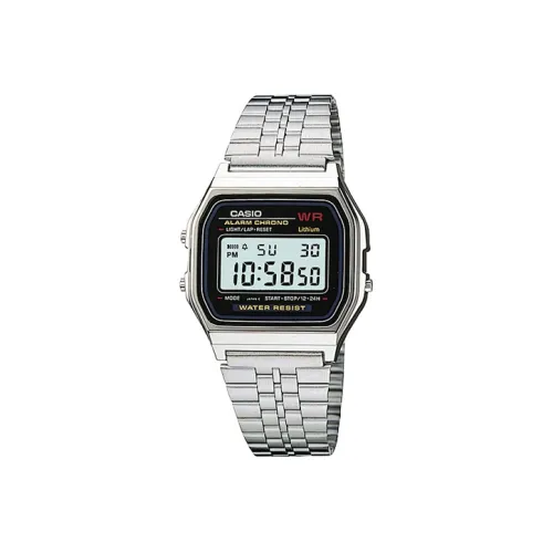 CASIO YOUTH Collection Металл Small Block Кварцевый механизм Нержавеющая сталь Ремешок Часы Унисекс Черный циферблат
