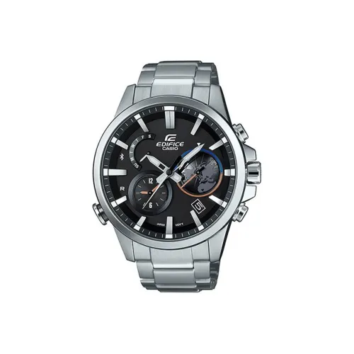 CASIO EDIFICE Кварцевый механизм Часы Мужские Черный циферблат EQB 600D 1A