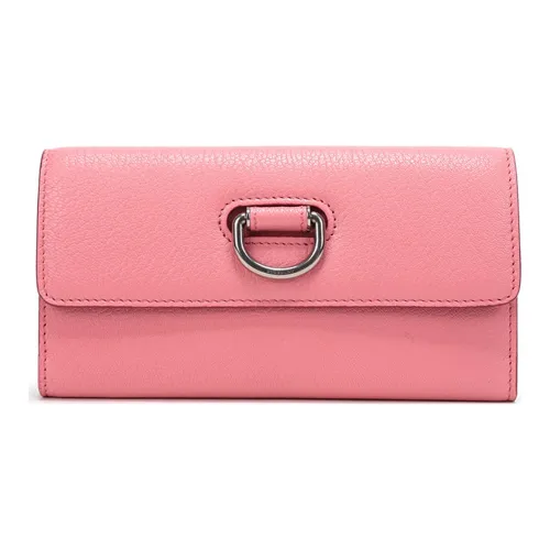 Burberry Кожа Кошелек Женские Яркий Кораллово-розовый