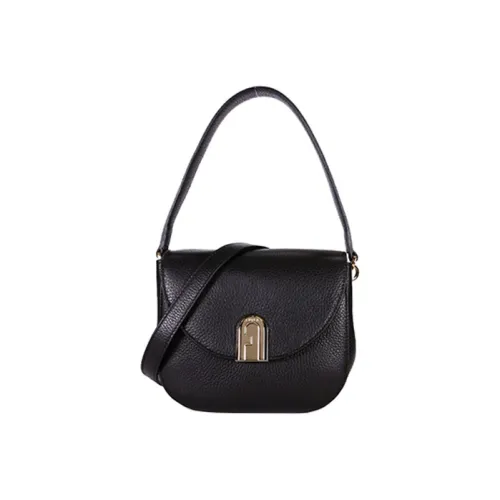 Furla Sleek Collection GRAIN LEATHER Сумка через плечо Сумка Мини Женская Черная