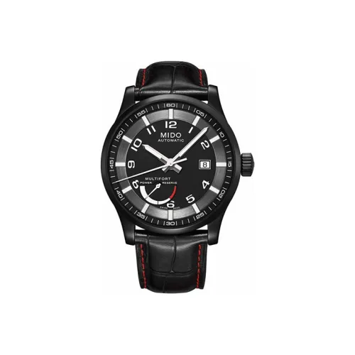 Mido Helm Автоматический Механический Механизм Мужские Часы Часы 42 мм Черный Циферблат Корпус из Нержавеющей Стали