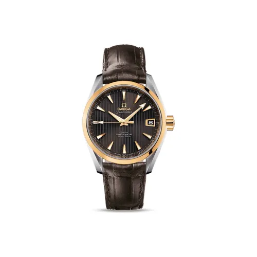 OMEGA Автоматический Механический Часы Мужские 38,5 мм Кофейный