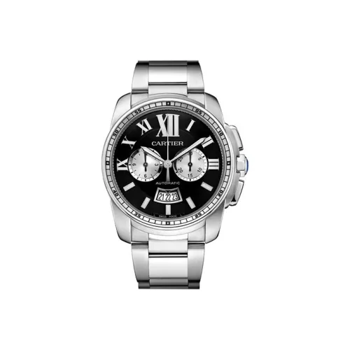 CARTIER Коллекция CALIBRE Автоматический Механический Часы Мужские Часы 42 мм Черный Циферблат