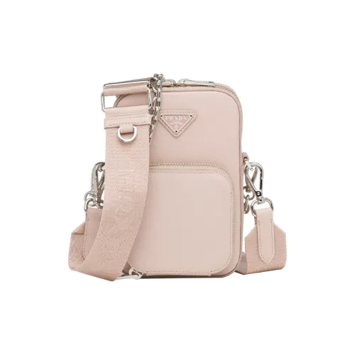 PRADA Saffiano Телячья кожа Сумка на плечо Женская Water Lily Цвет