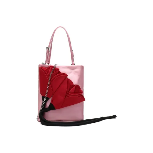 PRADA Ткань Сумка Сумка через плечо Сумка через плечо Женская Розовая