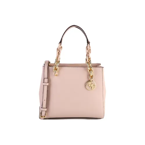 MICHAEL KORS Cynthia Кожа Сумка Сумка через плечо Сумка через плечо Маленькая Женская Нежно-розовая