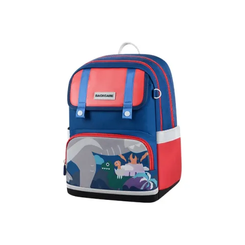 Back Care Полиэстер Рюкзак Стандартный Темно-синий Красный