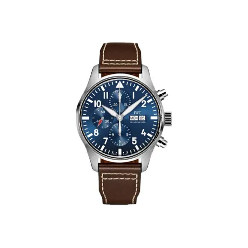 IWC Автоматический Механический Часы Мужской Pilot Collection 43 мм Синий