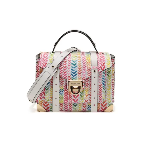 MICHAEL KORS MICHAEL KORS Handbag Collection Manhattan Коровья кожа Одно плечо Сумка Средний Женские Многоцветный