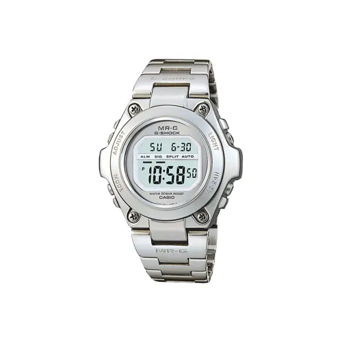 CASIO G SHOCKMR G Коллекция Электронный Механизм Нержавеющая Сталь Ремешок Часы Мужские Серебристый Циферблат