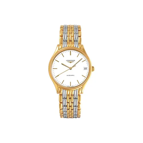 LONGINES Lvya Collection Автоматический Механический Механизм Женские Часы Зонт 30 мм Белый Циферблат