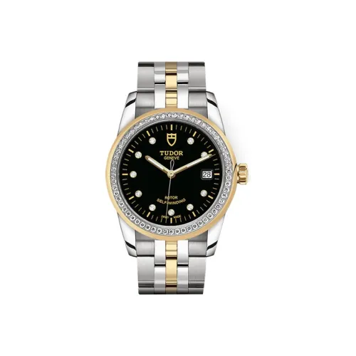 TUDOR Classic Collection Автоматический Механический Механизм Женские Часы 36 мм Черный Циферблат