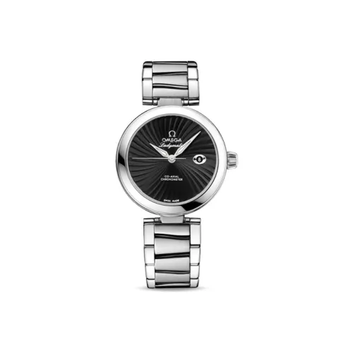 OMEGA Автоматический Механический Movement Женские Часы Disc Fly Collection 34 мм Черные