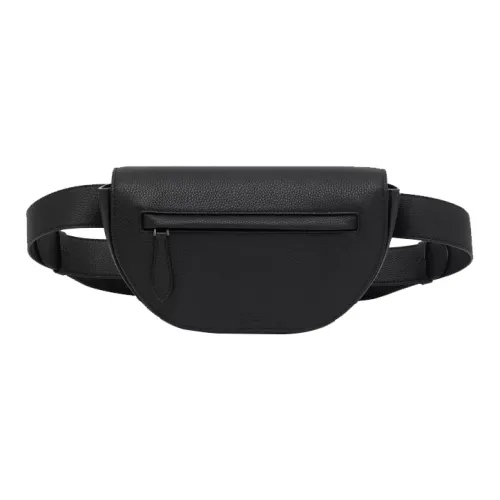 Burberry Коровья кожа Бананка Стандартный Мужской Черный