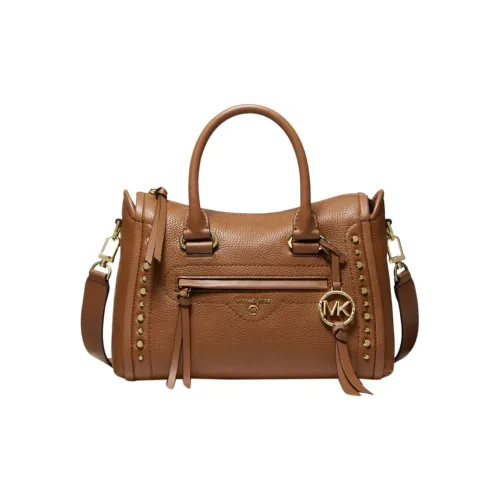 MICHAEL KORS Carine Кожа Сумка через плечо Сумка Маленькая Женская Коричневая