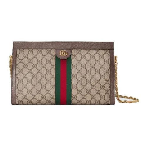 GUCCI Ophidia Холст и Кожа Сумка Сумка через плечо Сумка на плечо Женская