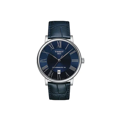 TISSOT Автоматический Механический Часы Мужские Carson Elite Series 40мм*40мм Синий
