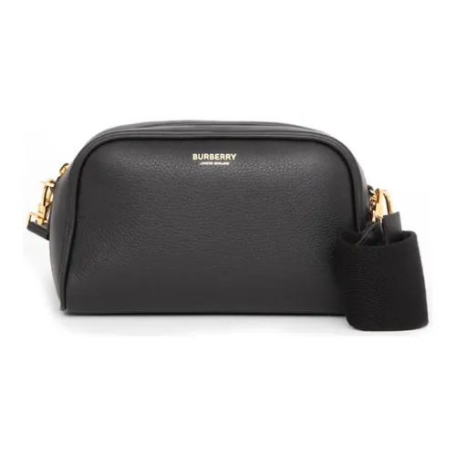 Burberry GRAIN LEATHER Half CUBIC Сумка Сумка для боулинга Сумка через плечо Клатч Стандартный Мужской Черный