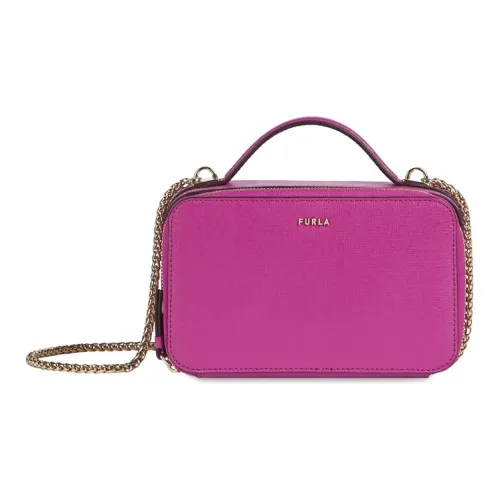 Furla Вавилон Кожа Сумка через плечо для фотоаппарата Женская Фиолетовая