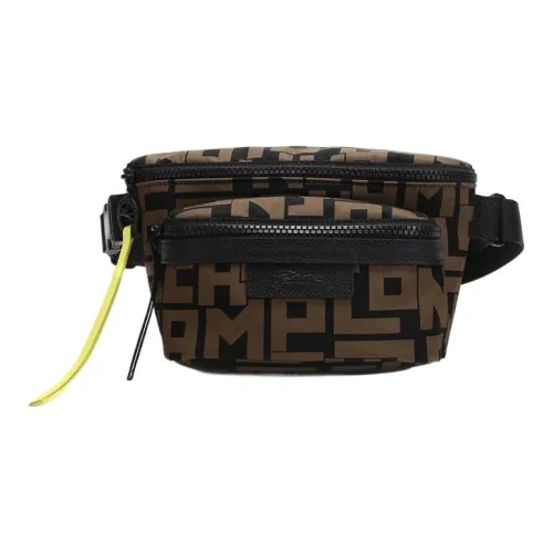 LONGCHAMP Le Pliage Ткань Бананка Средний Женский Коричневый Черный