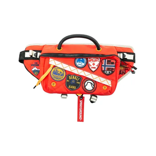 SPRAYGROUND ПУ (полиуретан) Бананка Стандартная Унисекс Красная