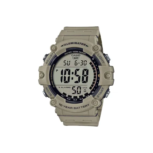 CASIO Vintage Collection Disc Кварцевый механизм Смольный ремешок Часы Мужские Циферблат Серый