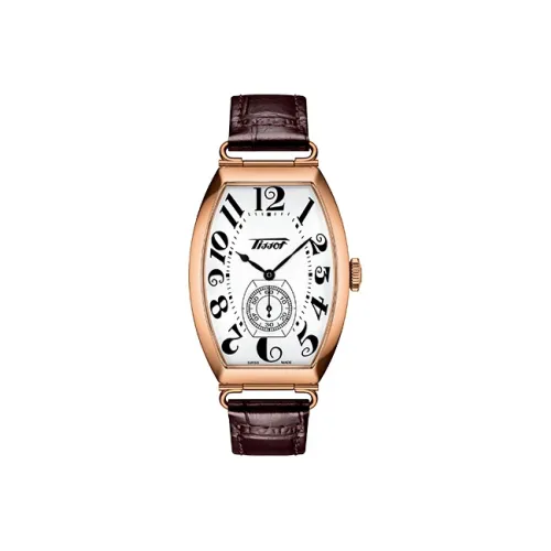 Tissot Heritage Collection Мужские часы Механизм с ручным заводом Циферблат 42,5 мм Белый корпус из нержавеющей стали