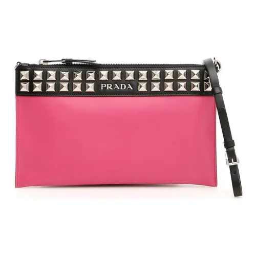 PRADA Luggage Collection Женские Розово-красный