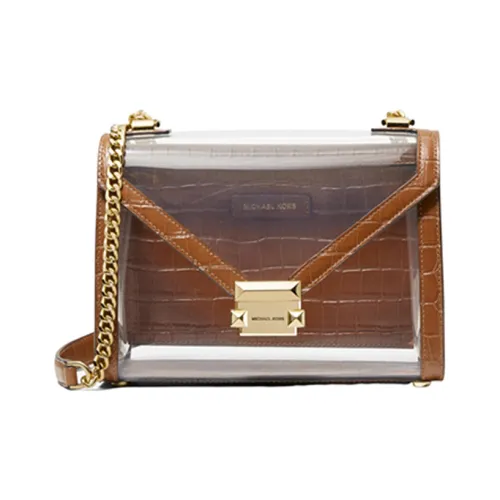 MICHAEL KORS MICHAEL KORS Luggage Collection Многоцветный Крокодил Тисненый Плечо Сумка Коричневый