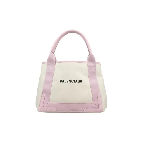 Balenciaga Сумка Tote из коровьей кожи сумка для покупок женская розовая и белая
