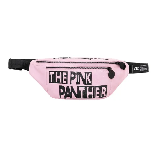 Champion PINK PANTHER Коллаборация Ткань Бананка Стандартный Унисекс Черный Розовый