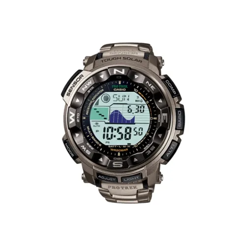 CASIO Кварцевый механизм Мужские часы PRO TREK Collection с цифровым дисплеем 20,5мм*20мм*15мм Многоцветные