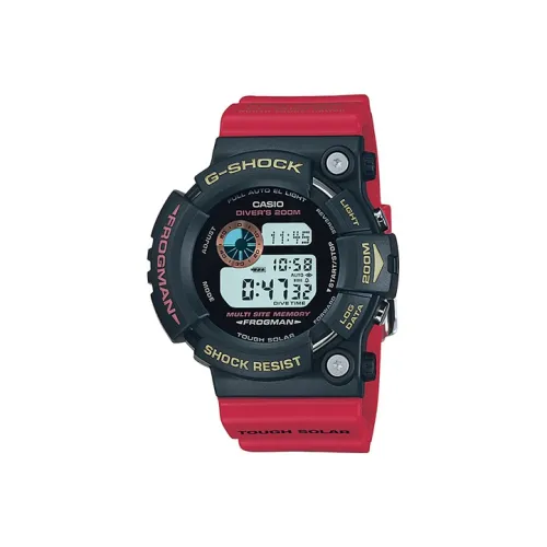 CASIO G Shock FROGMAN Collection Кварцевый механизм Смольный ремешок Часы Мужские Черный циферблат