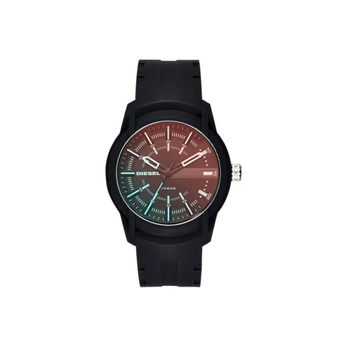 DIESEL ARMBAR Chameleon Collection Наручные часы Кварцевый механизм Черный циферблат Мужские часы