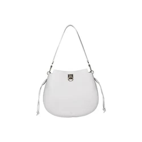 Mulberry Телячья кожа New Moon Сумка через плечо Женская Белая