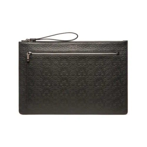 BALLY BOLLIS Коровья кожа Клатч Мужской Черный