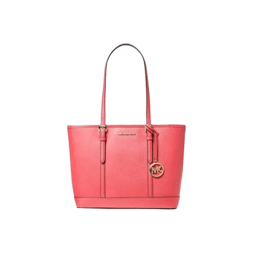 MICHAEL KORS Jet Set Travel Кожа Сумка через плечо Тоут Сумка Маленькая Женская Кораллово-красная